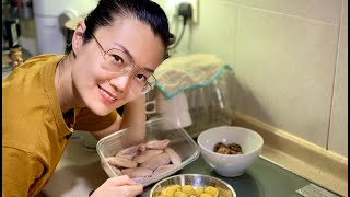 方健儀煮嘢食 - 「冬菇栗子炆雞翼」 Akina Fong is Cooking - Chestnut Chicken Wings