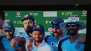Team India Celebration, Team India Celebration after Winning Test Series, Team India Winning Moment