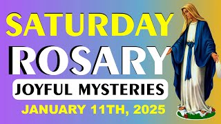 Rosary Today Saturday 1/11/2025 💛 Joyful Mysteries of the Rosary —Holy Rosary Today Virtual