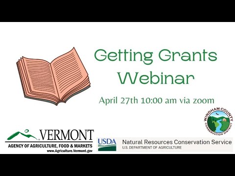 Getting Grants Webinar Youtube