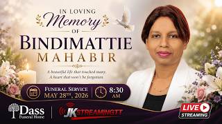 The Funeral Service Of BINDIMATTIE MAHABIR