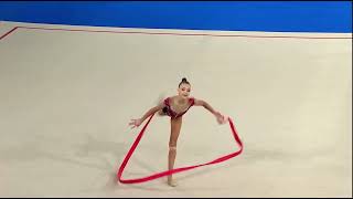 Uliana Yanus ribbon Championship of Russia 2025 (All-Around Final🥉 111.8)