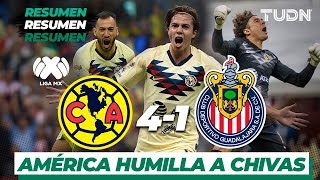 Resumen y goles | América 4 -  1 Guadalajara | Liga Mx -  AP 19 -  J12 | TUDN