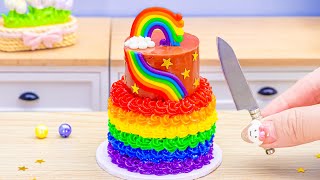 Use 1 Million Coins To Buy Cake🌈Best Yummy Miniature Rainbow Buttercream Cake In The World🌈