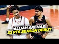 Alijah Arenas MIC'D Up Goes OFF For 32 Points In Junior Year Debut!