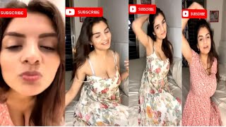 Anveshi Jain hot dress change live