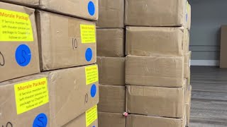 Care packages meant for troops overseas returned to sender
