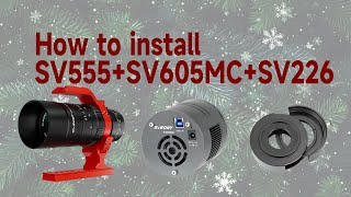 How to install SV555+SV605MC+SV226？