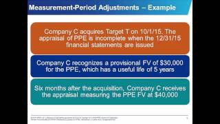 ASU 2015 16 Simplifying Accounting for Measurement-Period Adjustments