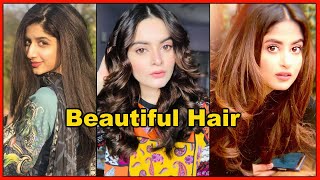 Pakistani Actresses With Beautiful Hair |