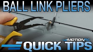 How to Use Ball Link Pliers | Quick Tip | Motion RC