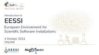 MultiXscale Ambassador Event: Introduction to EESSI (04 Oct. 2024)