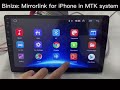 binize how to use mirrorlink for iphone in mtk system