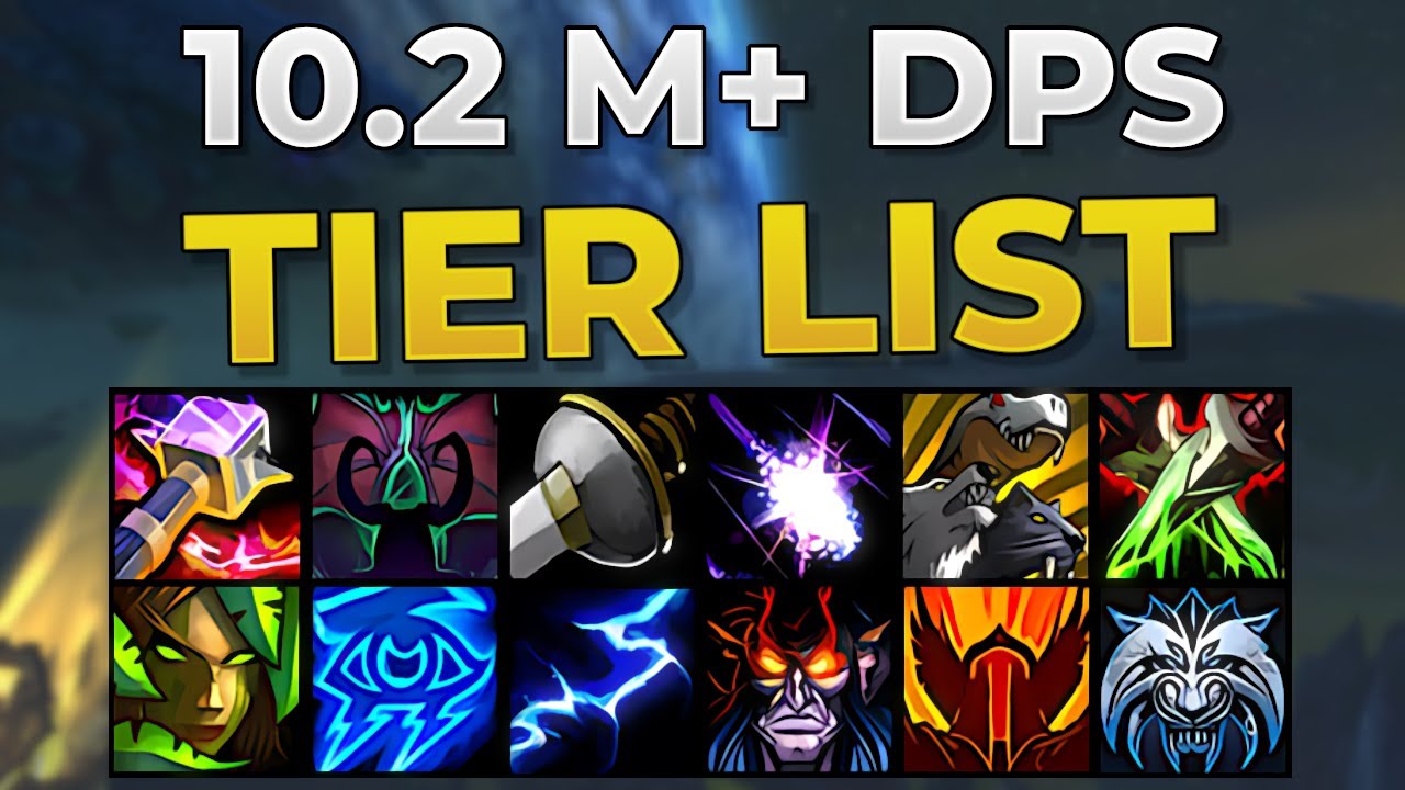 10.2 M+ DPS Tier List | Final Thoughts From Testing - YouTube