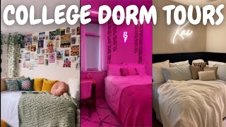 DORM TOURS tiktok compilation | aesthetic college dorms!