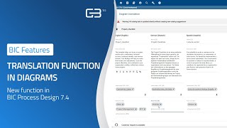 New BIC Feature: Translation function in diagrams