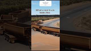 Massive quad roadtrain in outback Australia.