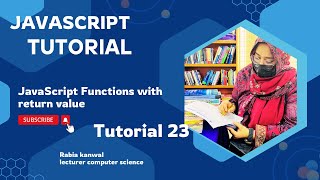 JavaScript Functions with Return value Tutorial in Urdu/ Hindi