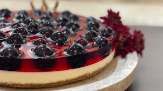 طرز تهیه چیزکیک یخچالی گیلاس ‏Cherry 🍰Cheesecake