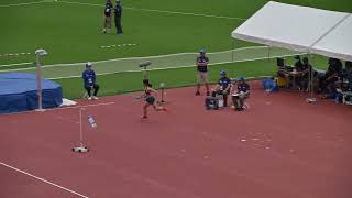 【第107回日本選手権】女子走高跳決勝 仲野 春花 1m70 1回目