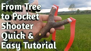 How to make a Slingshot | No Power Tools