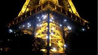 Our European Vacation (part 1) - Paris - Eiffel Tower with Twinkling Lights - 9/2/12