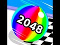 🔴BALL RUN  2048 MERGA NUMBER PLAY WITH ALL READY FF 🏀