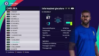 Chelsea 2022-23 #eFootball 2023 Ps4 #Ps5 PES 2021 Player Faces & Ratings eFutbal FO Premier