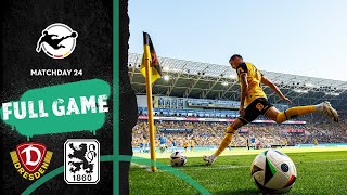 Dynamo Dresden vs. 1860 München | Full Game | 3rd Division 2024/25