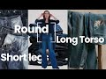 5 jeans from 4 brands | Short legs, Long torso, Apple shaped