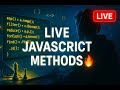 🔴 Live | EP-2 | JavaScript Array Methods Explained 🔥 | push(), pop(), shift(), unshift() |  Tutorial
