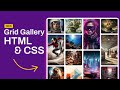 Create Beautiful CSS Grid Layout Using AI Images | Easy CSS