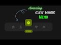 Magic Navigation Menu Indicator using Html CSS & Javascript