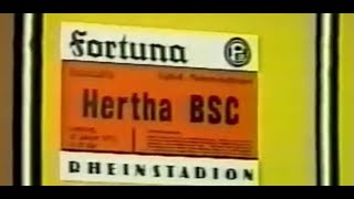 1973 Fortuna Düsseldorf - Hertha BSC Berlin 3:1 | 1x Werner Lungwitz, Peter Biesenkamp, Reiner Geye