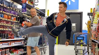 Farting on People at Walmart While LIFTING MY LEG! | Jack Vale