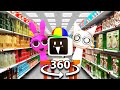 Incredibox Sprunki - Supermarket in 360° Video Animation | VR /8K