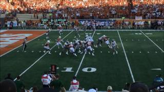 Baylor Running Back Terrance Williams Running Over Defensive Back