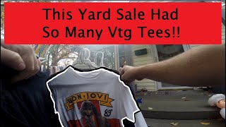 This Yard Sale Had So Many Vintage Tees!!!!