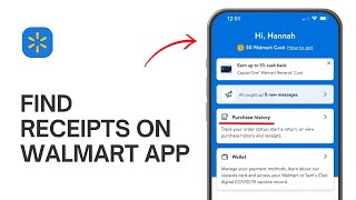 How to Find Receipts on Walmart App