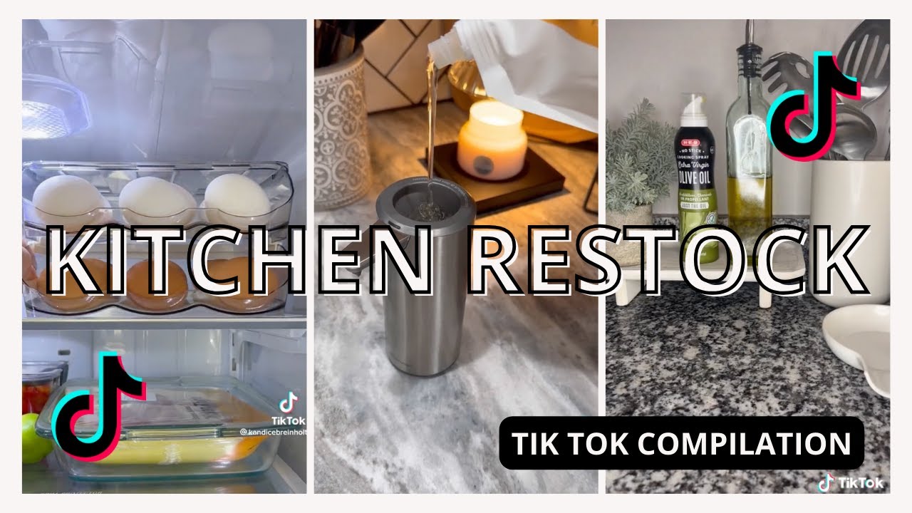Kitchen Restocks Refill 65 Asmr Youtube