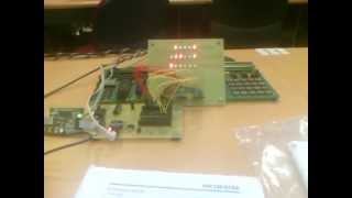 Binary Clock with PIC16F877A