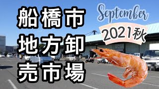 【船橋市地方卸売市場】朝飯仕入れ