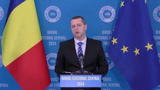 BEC- declarații privind rezultatele parțiale ale alegerilor pentru Senat și Camera Deputaților