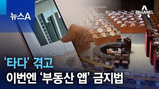 ‘타다’ 겪고…국회, 이번엔 ‘부동산 앱’ 금지법 | 뉴스A