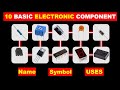 10 Basic Electronics Components and their functions @TheElectricalGuy