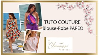 Tuto blouse-robe Paréo