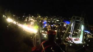 Zierer Schwarzkopf Lisebergbanan Liseberg 2015 POV Onride Night