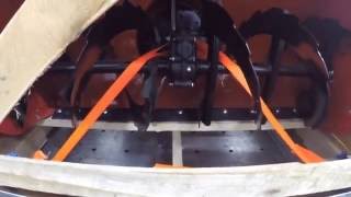 ISTA / ASTM Random Vibration Test of a Pallet / Snow Blower Assembly