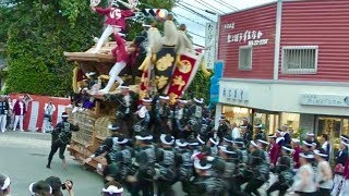 2017年10月8日 貝塚市 麻生郷地区 祭礼 本宮 午後曳行 by ダンジリJAPAN