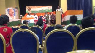 Sabu Kurian UK Ghandi Independence Day Manchester Celebration GPMC